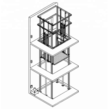 CE  hydraulic warehouse freight lift price of freight elevator